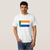 Afrikaanse bevolking etnische vlag t-shirt (Voorkant volledig)