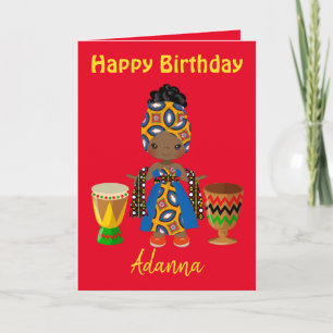 Afrikaanse Birthday Greetings Feestdagen Kaart