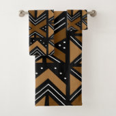 Afrikaanse Bogolaanse stijldoek geïnspireerd handd Bad Handdoek (Insitu)