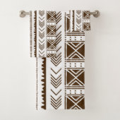 Afrikaanse Bogolaanse stijldoek geïnspireerd handd Bad Handdoek (Insitu)