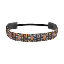 Afrikaanse Bogolan Custom Grosgrain antislip hoofd