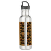 Afrikaanse Bogolan Designer Waterfles (Achterkant)