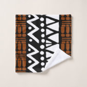 Afrikaanse Bogolan Gedrukte Badhanddoek Set Bad Handdoek (Wasdoekje)