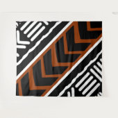 Afrikaanse Bogolan Tapestry Wandkleed (Voorkant (horizontaal))