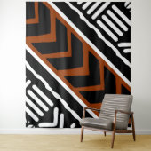 Afrikaanse Bogolan Tapestry Wandkleed (In situ)