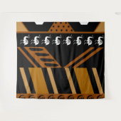 Afrikaanse Bogolan Tapestry Wandkleed (Voorkant (horizontaal))