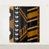 Afrikaanse Bogolan Tapestry Wandkleed (Voorkant)