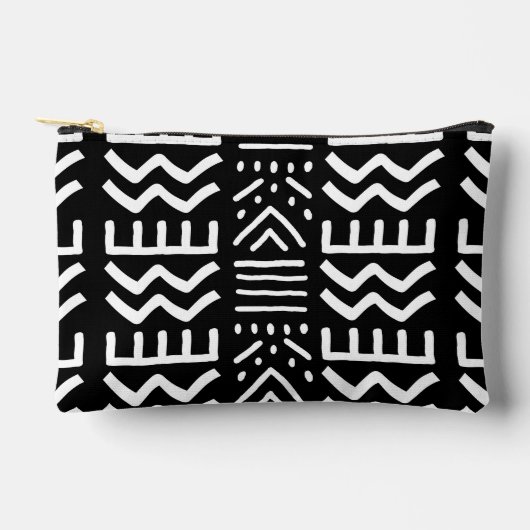 Afrikaanse Bogolan Tribal Design Pouch Etui (Voorkant)