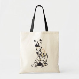 Afrikaanse boodschappentas voor wilde honden tote bag