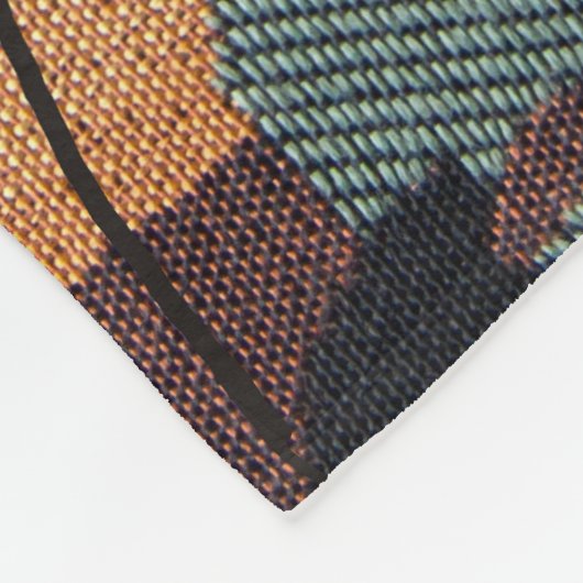 Afrikaanse boomstammen fleece deken (Hoek)