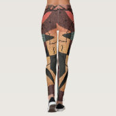 Afrikaanse boomstammen leggings (Achterkant)