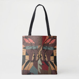 Afrikaanse boomstammen tote bag