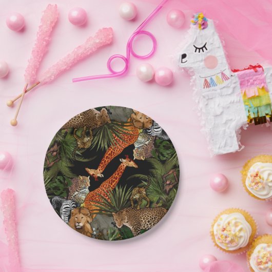 Afrikaanse Bord van natuurpapier (Feest)