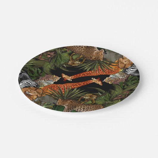 Afrikaanse Bord van natuurpapier (Gekanteld)