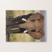Afrikaanse Bosolifant Legpuzzel (Horizontaal)