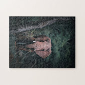 Afrikaanse bosolifant legpuzzel (Horizontaal)