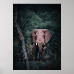 Afrikaanse bosolifant poster