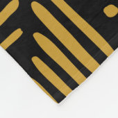 Afrikaanse botsing: etnische stam naadloos. fleece deken (Hoek)