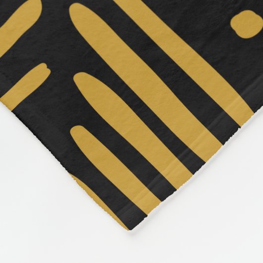 Afrikaanse botsing: etnische stam naadloos. fleece deken (Hoek)