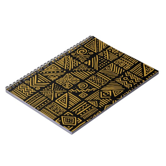 Afrikaanse botsing: etnische stam naadloos. notitieboek (Linkerzijde)