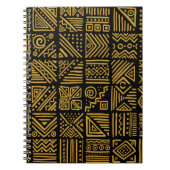 Afrikaanse botsing: etnische stam naadloos. notitieboek (Voorkant)