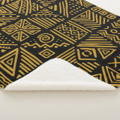 Afrikaanse botsing: etnische stam naadloos. sherpa deken (3/4)