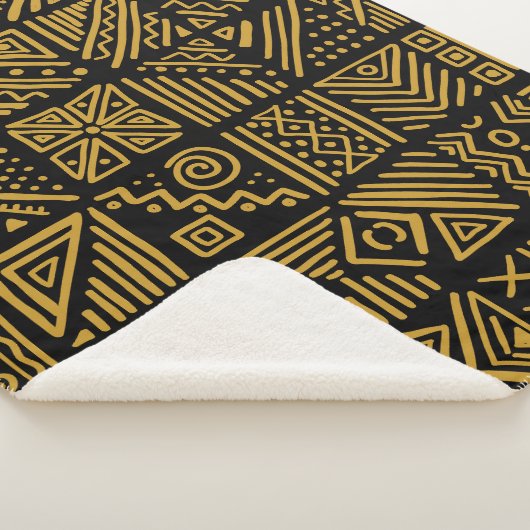 Afrikaanse botsing: etnische stam naadloos. sherpa deken (3/4)