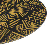 Afrikaanse botsing: etnische stam naadloos. snijplank (Hoek)