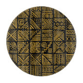 Afrikaanse botsing: etnische stam naadloos. snijplank (Voorkant)