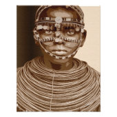 Afrikaanse bride foto afdruk (Voorkant)