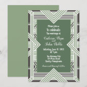 Afrikaanse bruiloft herdacht kaart (Voorkant / Achterkant)