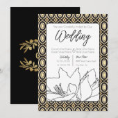 Afrikaanse bruiloft kaart (Voorkant / Achterkant)