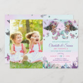 Afrikaanse bruine zeemeerminnen tweelingste zuster kaart (Voorkant / Achterkant)