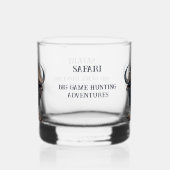 Afrikaanse buffel whisky glas (Links)