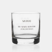 Afrikaanse buffel whisky glas (Rechts)