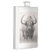 Afrikaanse Buffelpotloodtekening Flacon (Rechts)