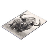 Afrikaanse Buffelpotloodtekening Notitieboek (Linkerzijde)