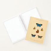 Afrikaanse Butterfly Hardcover Spiral Sketchbook Notitieboek (Binnen)