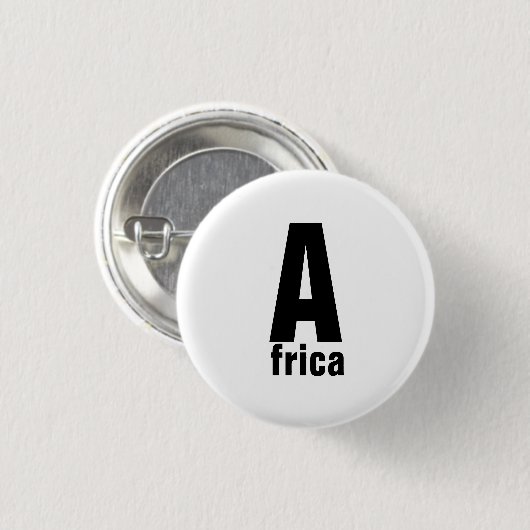 Afrikaanse Button (Voorkant /achterkant)