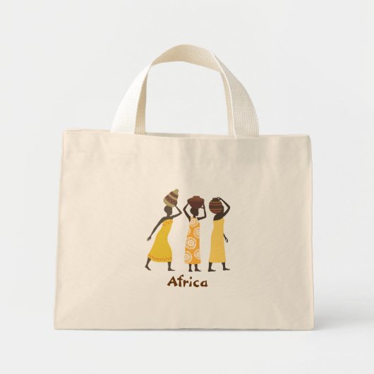 Afrikaanse canvas tas (Voorkant)
