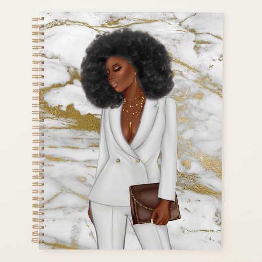 Afrikaanse CEO Boss Woman Planner (Voorkant)