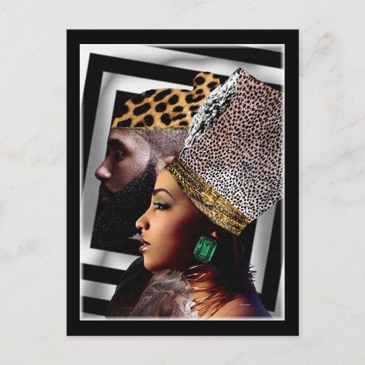 Afrikaanse ceremonie briefkaart (Voorkant)