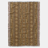 Afrikaanse cheetah huidpatroon 2 deken (Voorkant Verticaal)