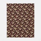 Afrikaanse cheetah huidpatroon 2 fleece deken (Voorkant)