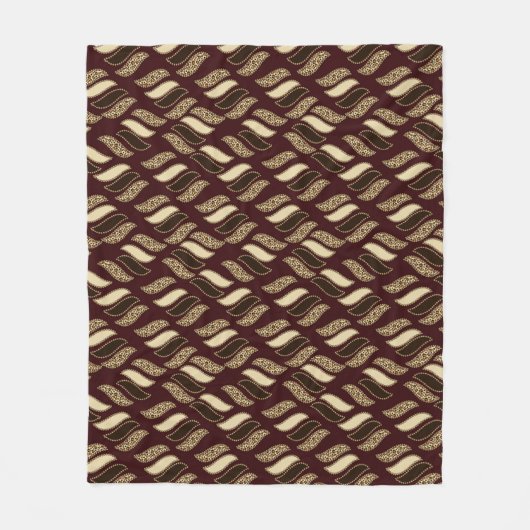 Afrikaanse cheetah huidpatroon 2 fleece deken (Voorkant)