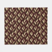 Afrikaanse cheetah huidpatroon 2 fleece deken (Voorkant (Horizontaal))