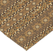 Afrikaanse cheetah huidpatroon 2 korte tafelloper (Hoek)