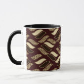 Afrikaanse cheetah huidpatroon 2 mok (Links)