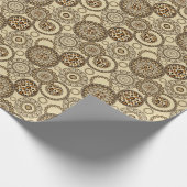 Afrikaanse cheetah huidpatroon 3 cadeaupapier (Hoek)