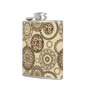 Afrikaanse cheetah huidpatroon 3 heupfles (Links)